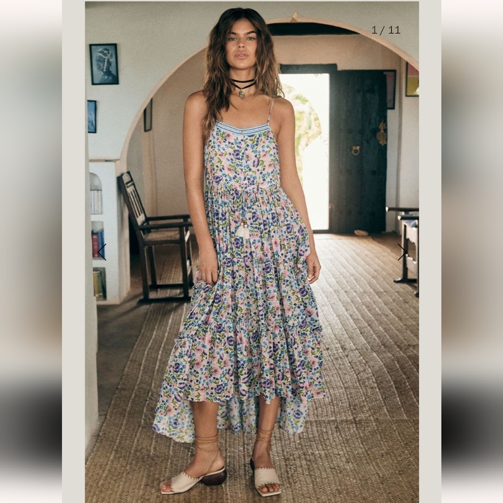 NWT Spell Impala Lily Sundress - Iris size M